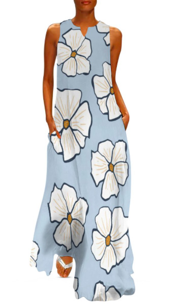 Puccelli Flowers designer dress
